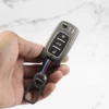 Metal Silicon Alloy Car Key case for Skoda/Volkswagen 3 Button Flip Key - Image 5