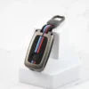 Metal Silicon Alloy Car Key case for Skoda/Volkswagen 3 Button Flip Key - Image 4