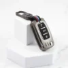 Metal Silicon Alloy Car Key case for Skoda/Volkswagen 3 Button Flip Key - Image 3