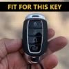 TPU Car Key Cover Fit for Hyundai New Verna 2023 - 4 Button Smart Key - Image 2