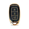 TPU Car Key Cover Fit for Hyundai Old Verna | Verna -2020 | New Verna | Kona Electric (3 Button Smart Key) - Image 7