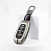 Metal Silicon Key Case for Hyundai New Verna Facelift 2023 (4 Button Smart Key) - Image 4